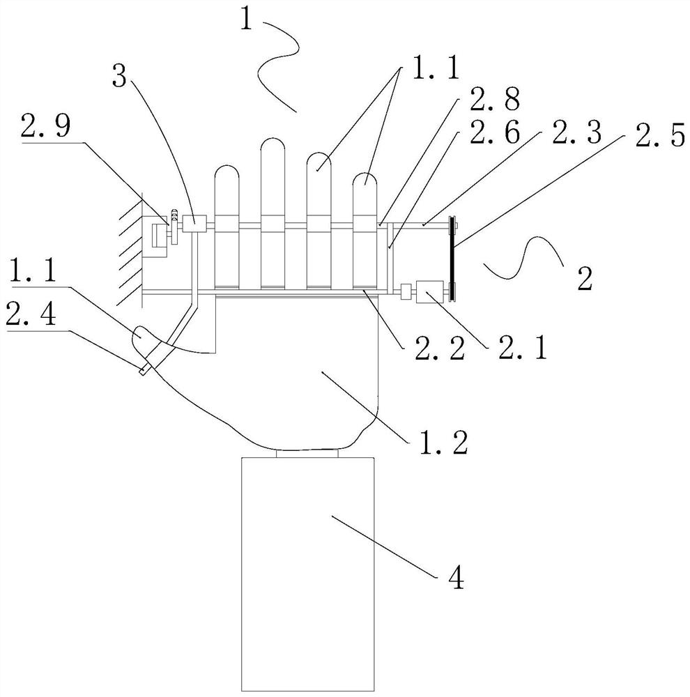 Hand supporting plate for assisting ultrasonic examination