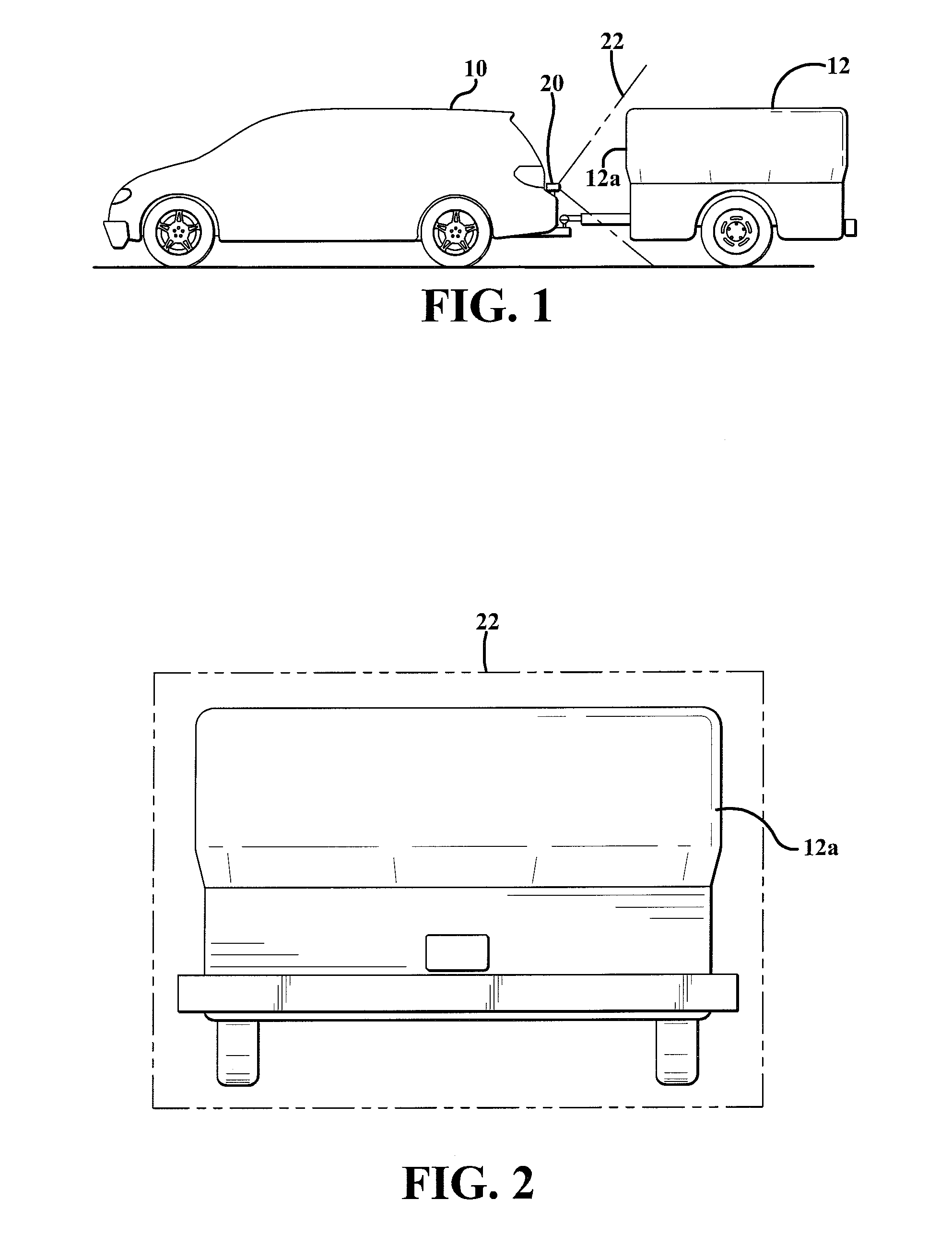 System and method for identifying a trailer being towed by a vehicle