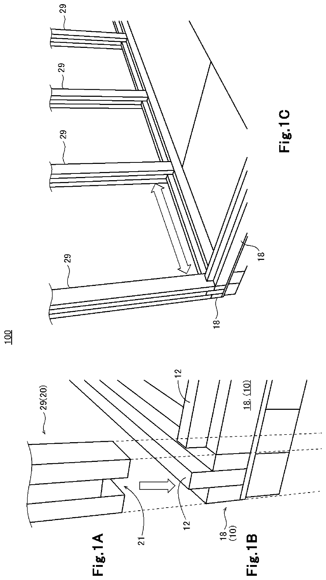 Construction and method for constructing same