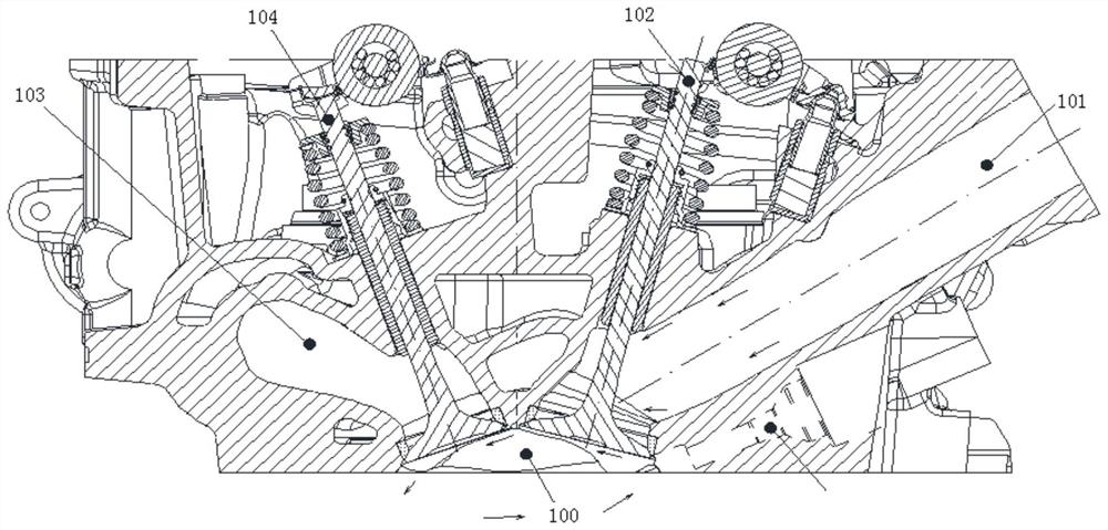 Cylinder cover combustion chamber and vehicle
