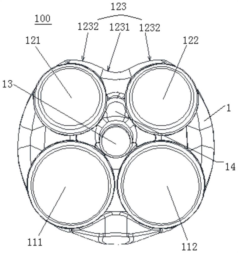 Cylinder cover combustion chamber and vehicle