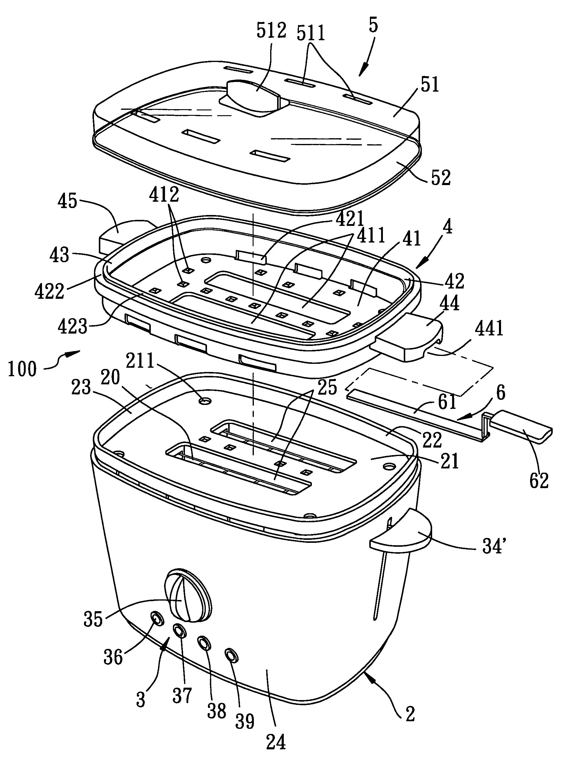 Electrical toaster