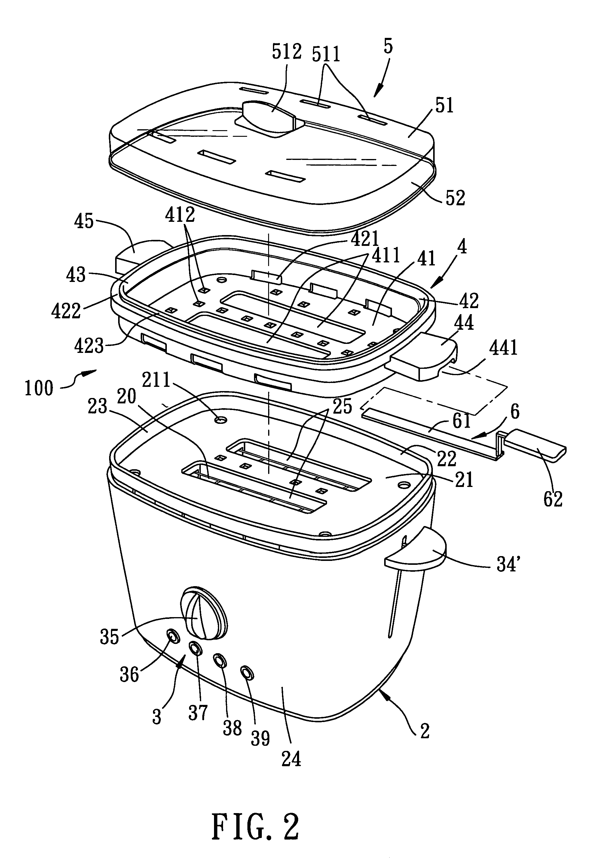 Electrical toaster