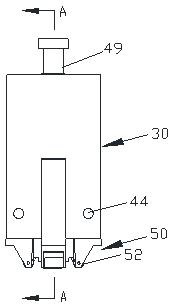 Forming jig for chip frame pin