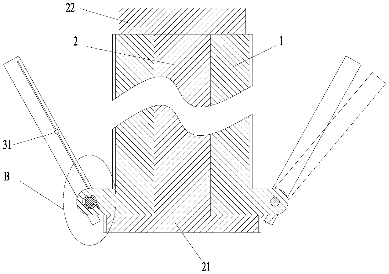 Hub hoisting device of electric vehicle