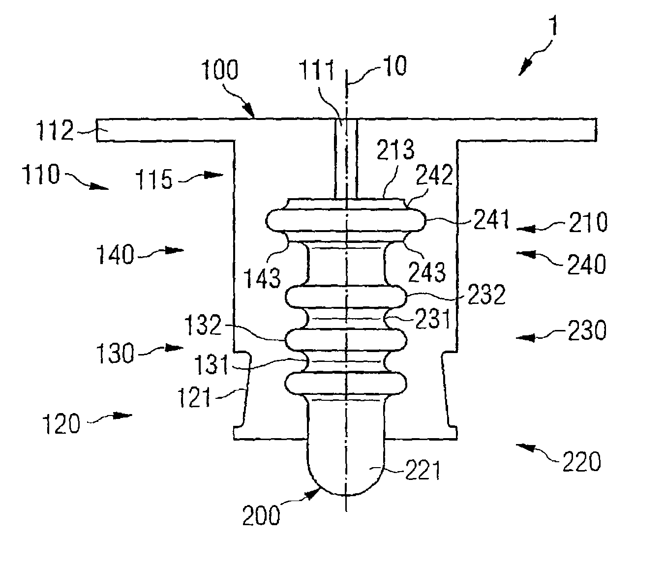 Valve for a ball and method for manufacturing same