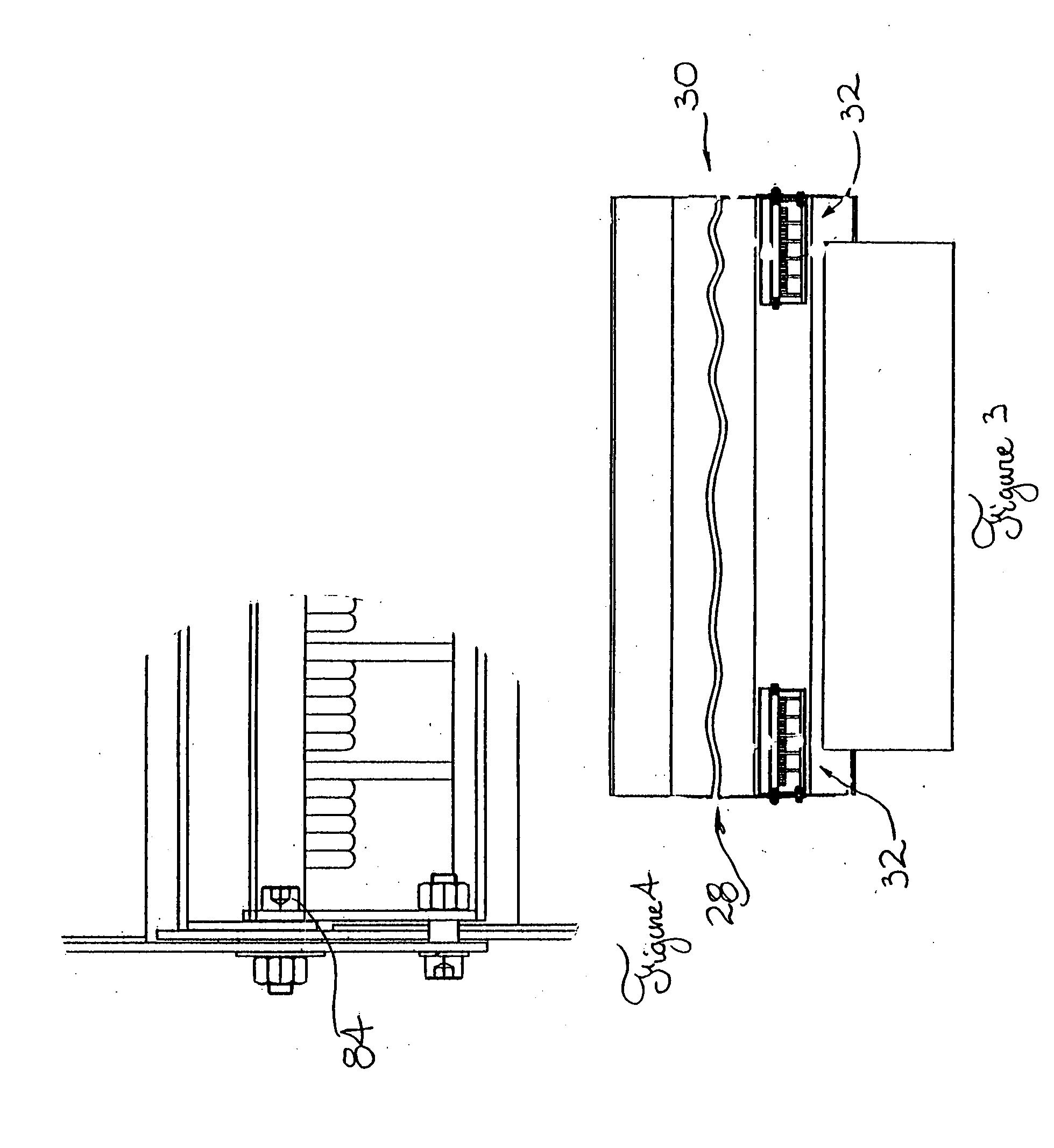 Counterbalancing device for tanning systems