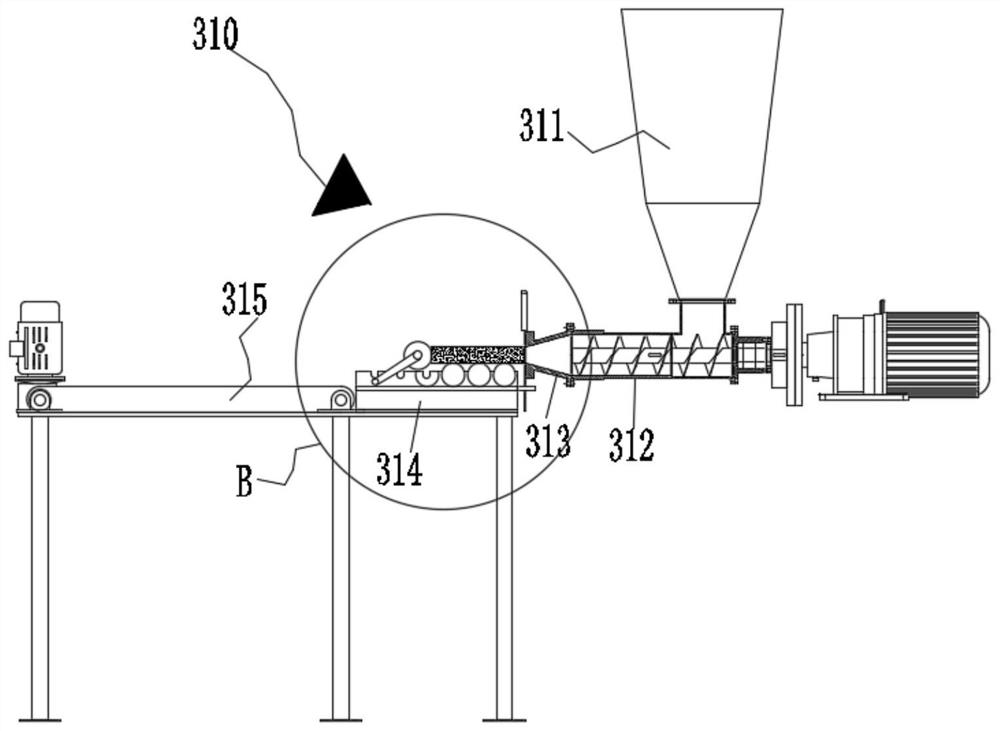 Energy coupling device for gas-carbon generator in activated carbon production