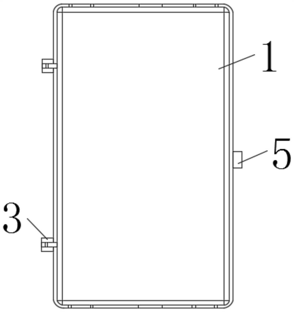 A wall-mounted optical fiber distribution box with cable management structure