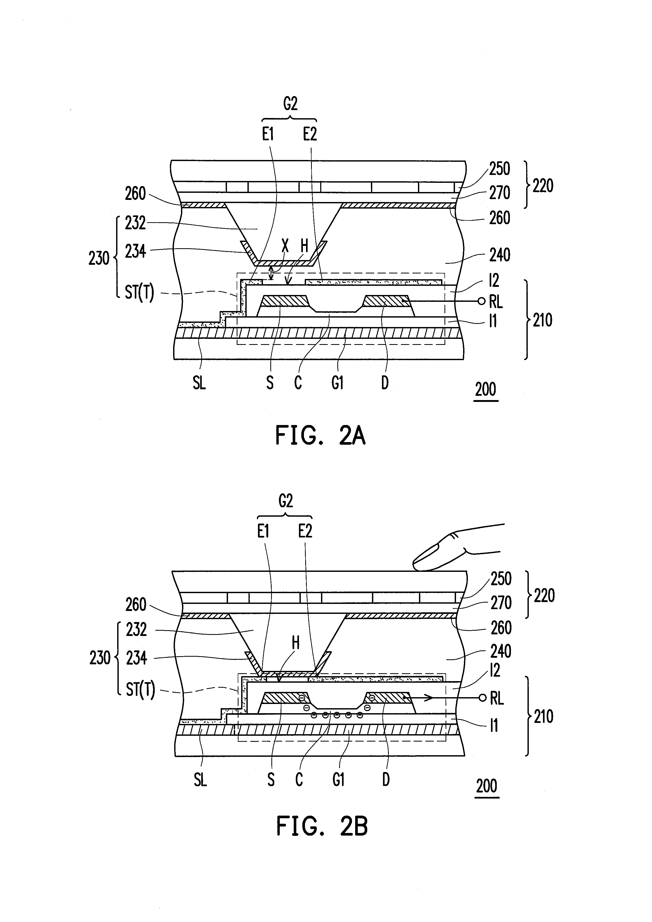 Touch-sensing display apparatus