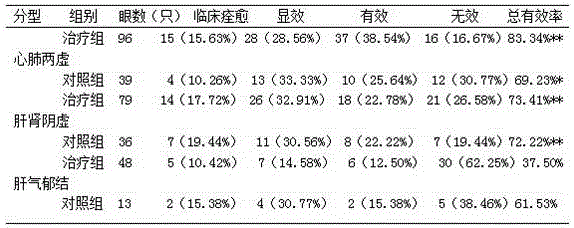 Traditional Chinese medicine composition for treating eye diseases and preparation method thereof