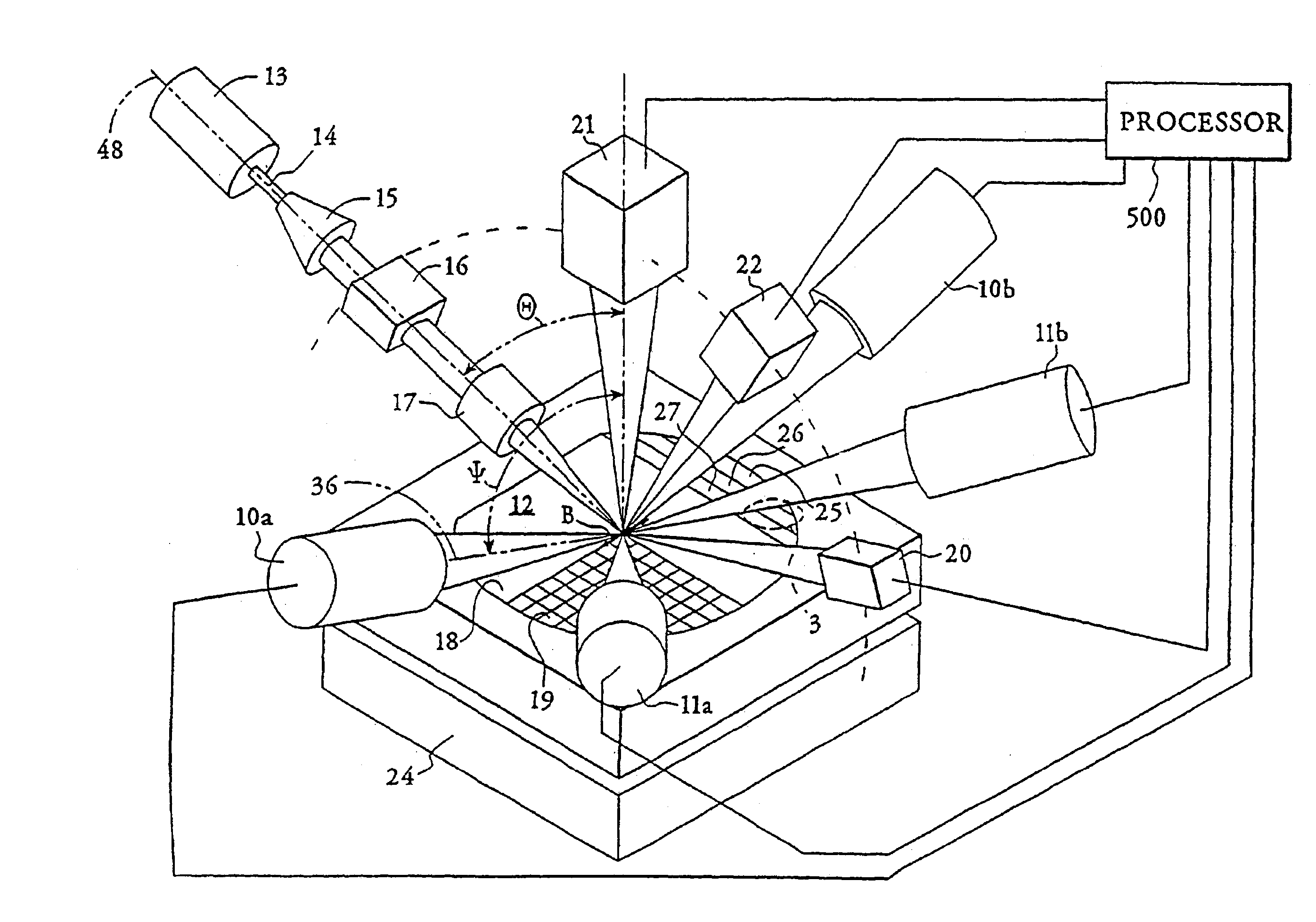 Optical scanning system for surface inspection