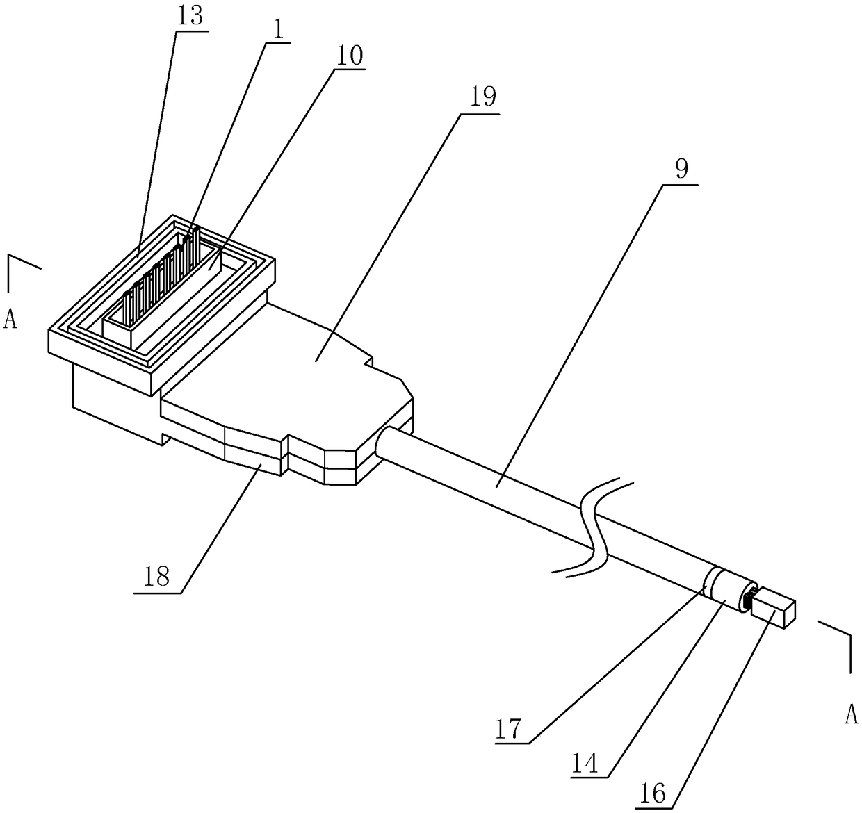 A connection wire for automotive sensors