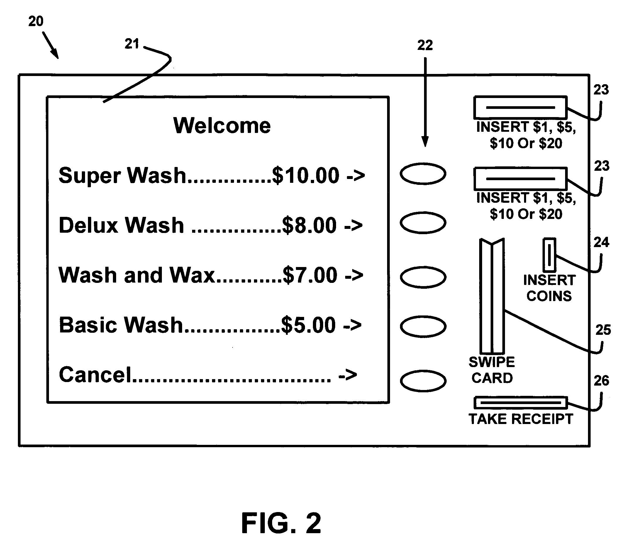 Vehicle wash control system