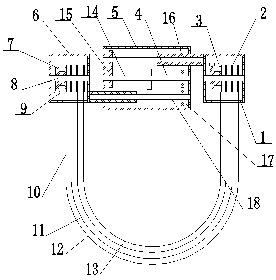 Fan-shaped turnover umbrella backpack and turnover method