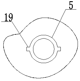 Fan-shaped turnover umbrella backpack and turnover method