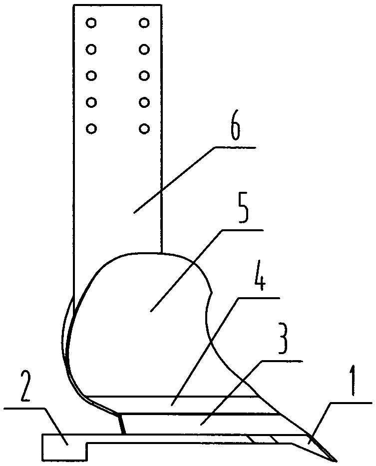 Beak-style guide ditching device