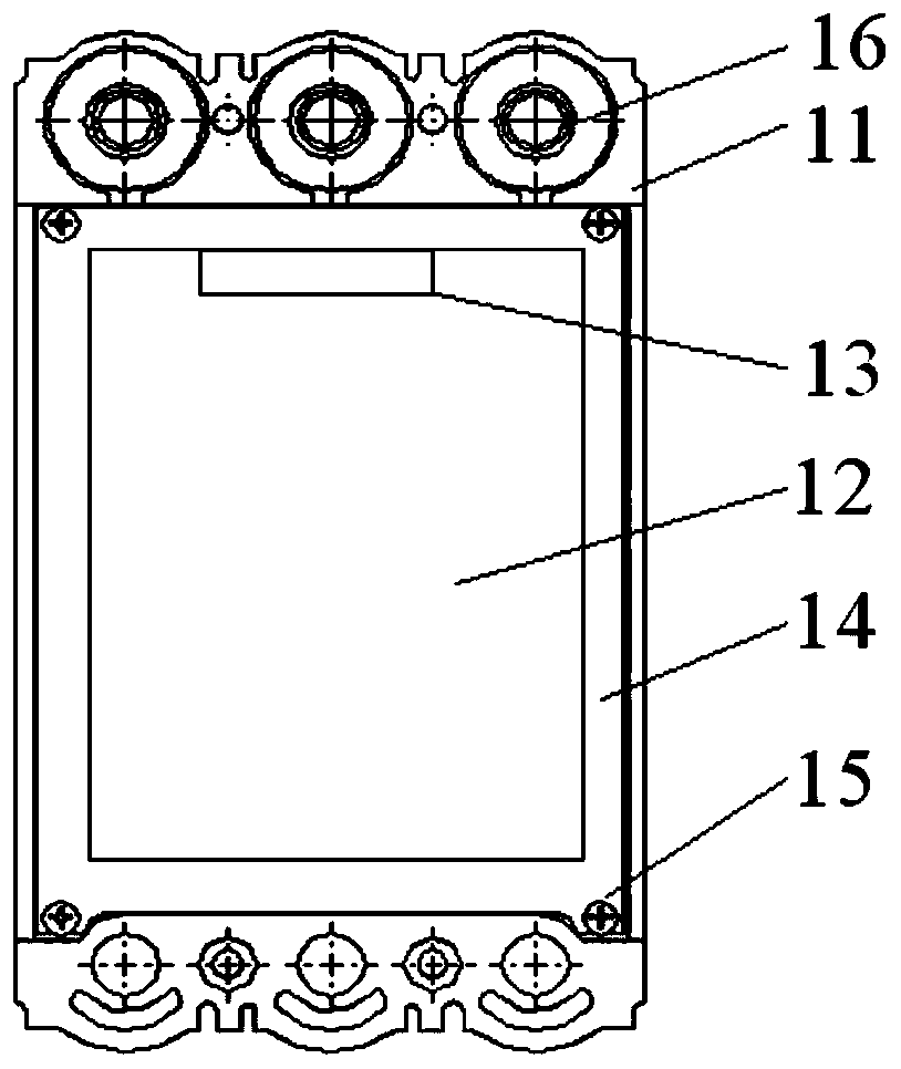 Power monitoring accessory for AC moulded case circuit breaker and application method thereof