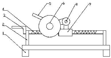 Floating cutter based on lead screw transmission