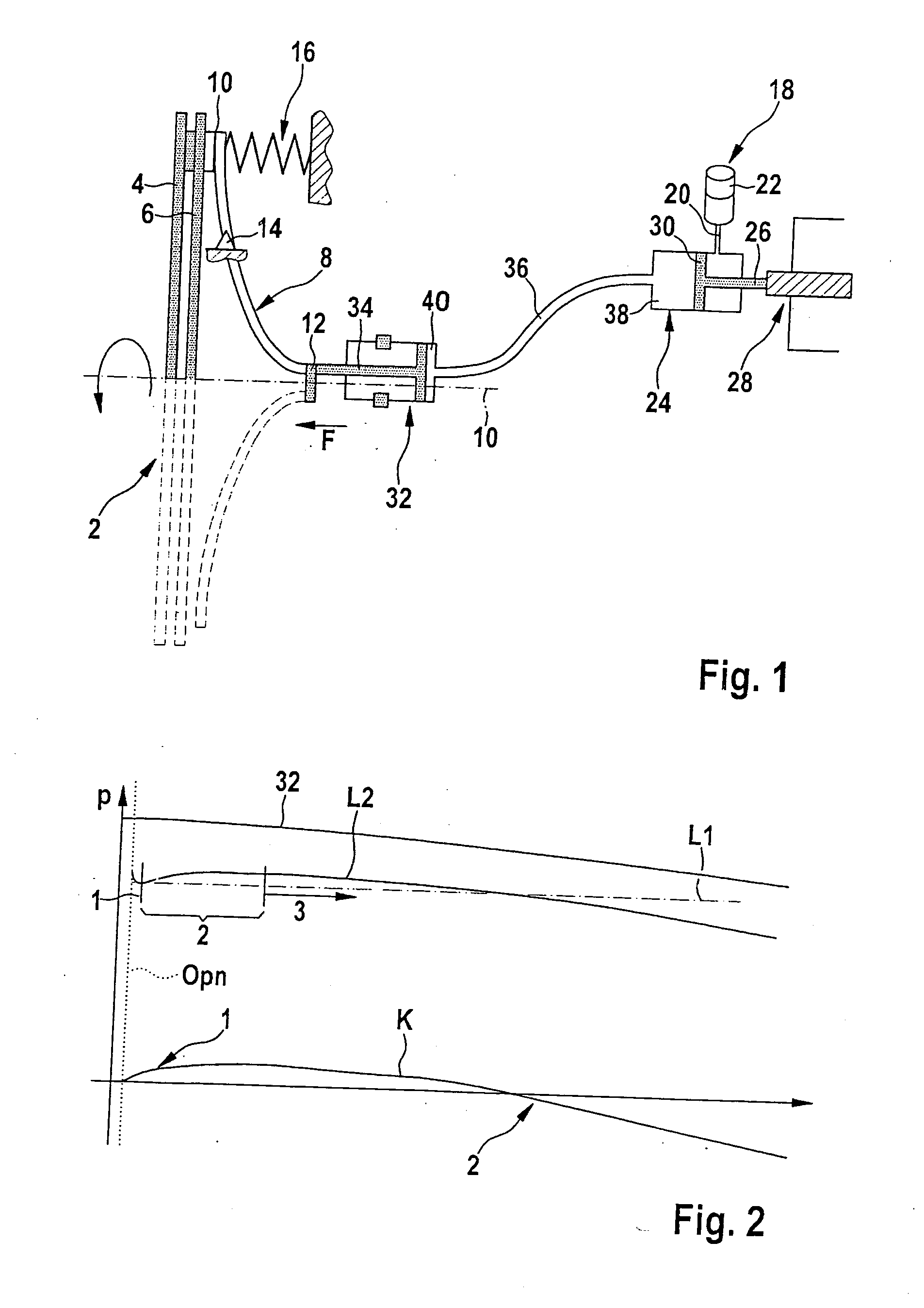 Method for compensating for volume changes of an hydraulic fluid in an hydraulic actuating device for actuating a clutch, and hydraulic actuating device