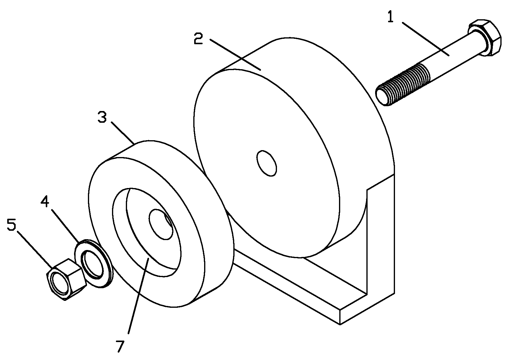 Anti-twisting washer clamp and special washer seat thereof