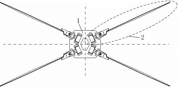 Flapping-wing air vehicle capable of hovering as well as flight control method thereof
