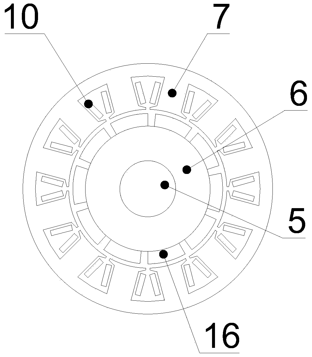 Permanent magnet synchronous motor and assembling method