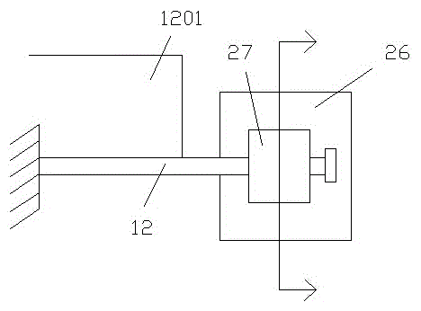 Installing device for LED display screen