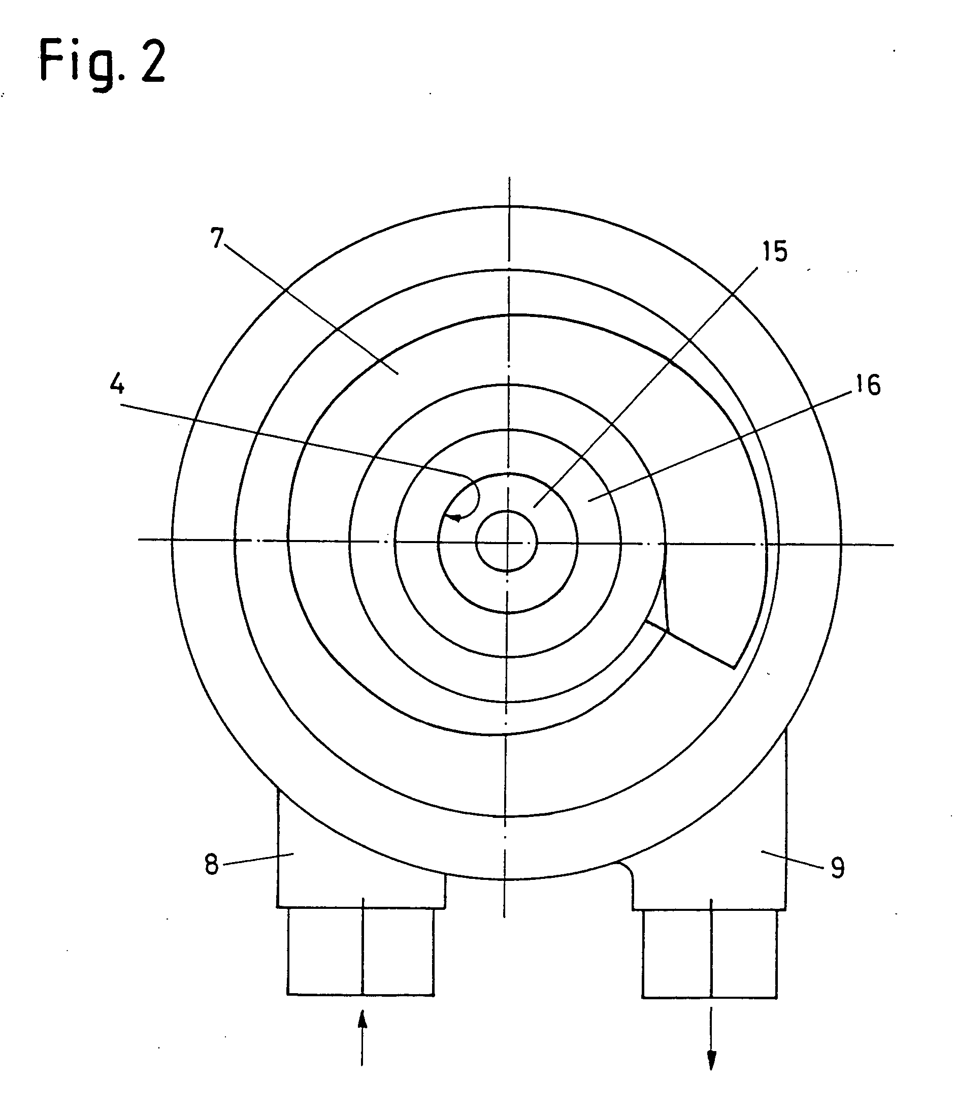 Housing for a fluid flow engine