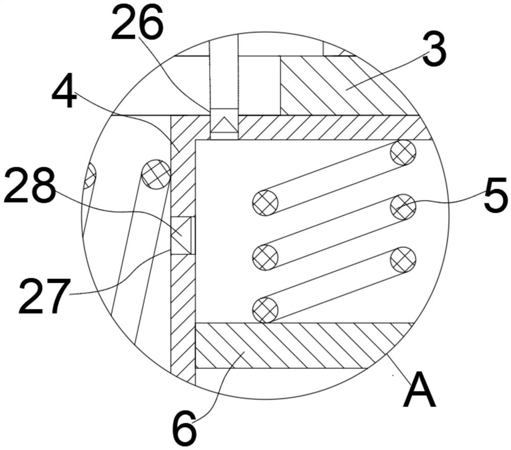 A detection network channel rj45 network cable double plug fixing device