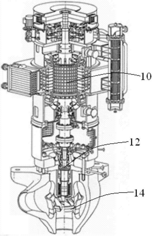 Nuclear reactor coolant pump and passive power-off sealing device thereof