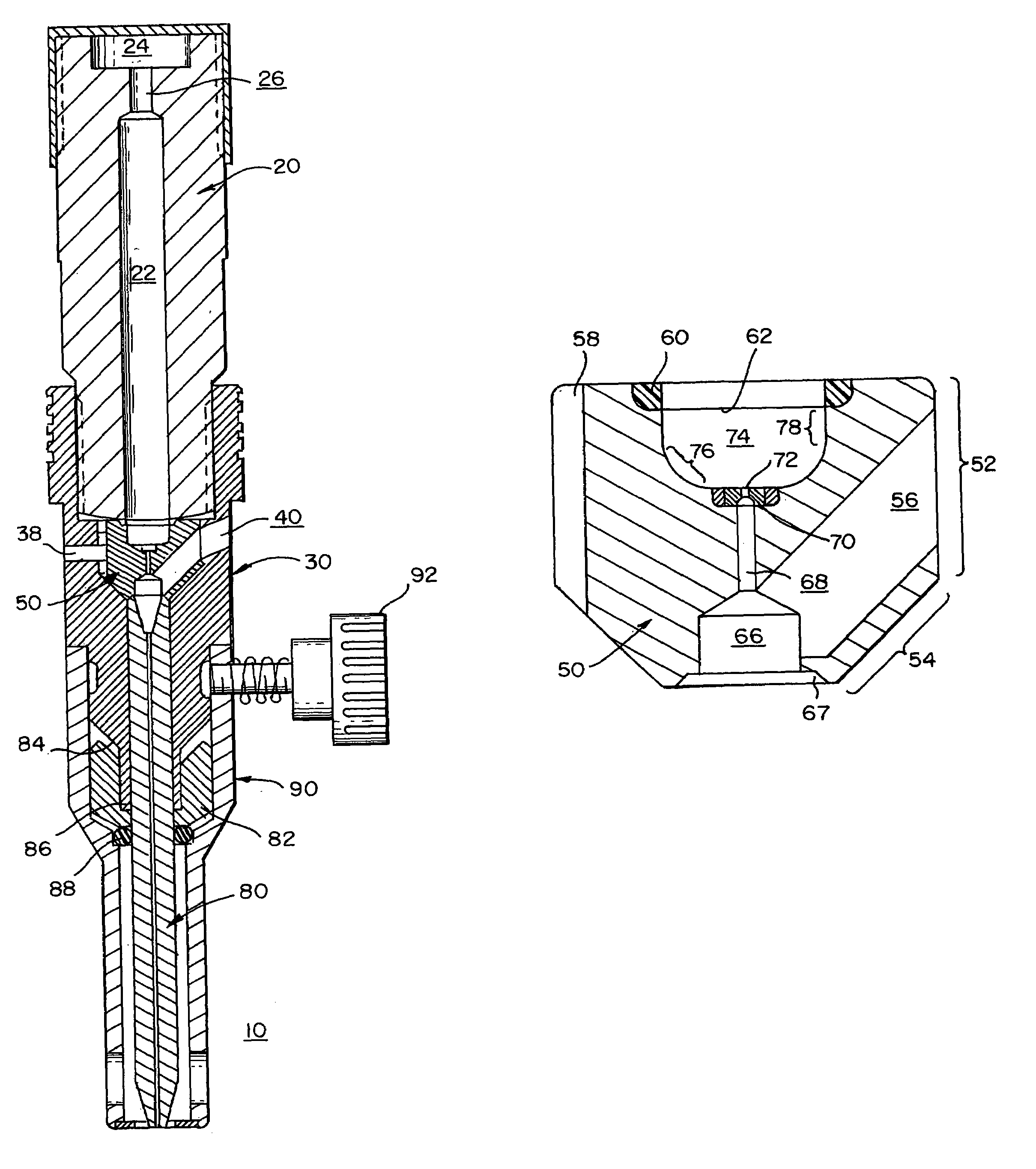 Orifice body with mixing chamber for abrasive water jet cutting