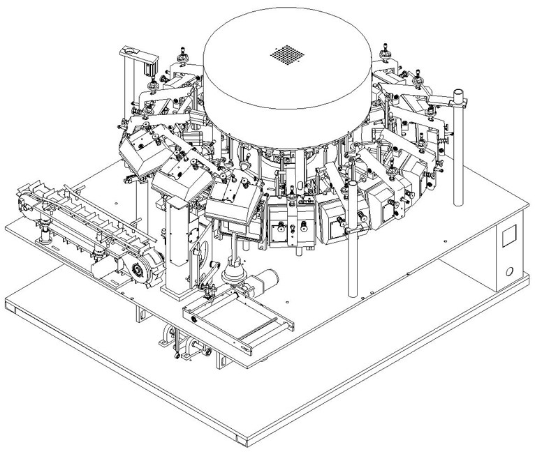 Lithium battery packaging machine