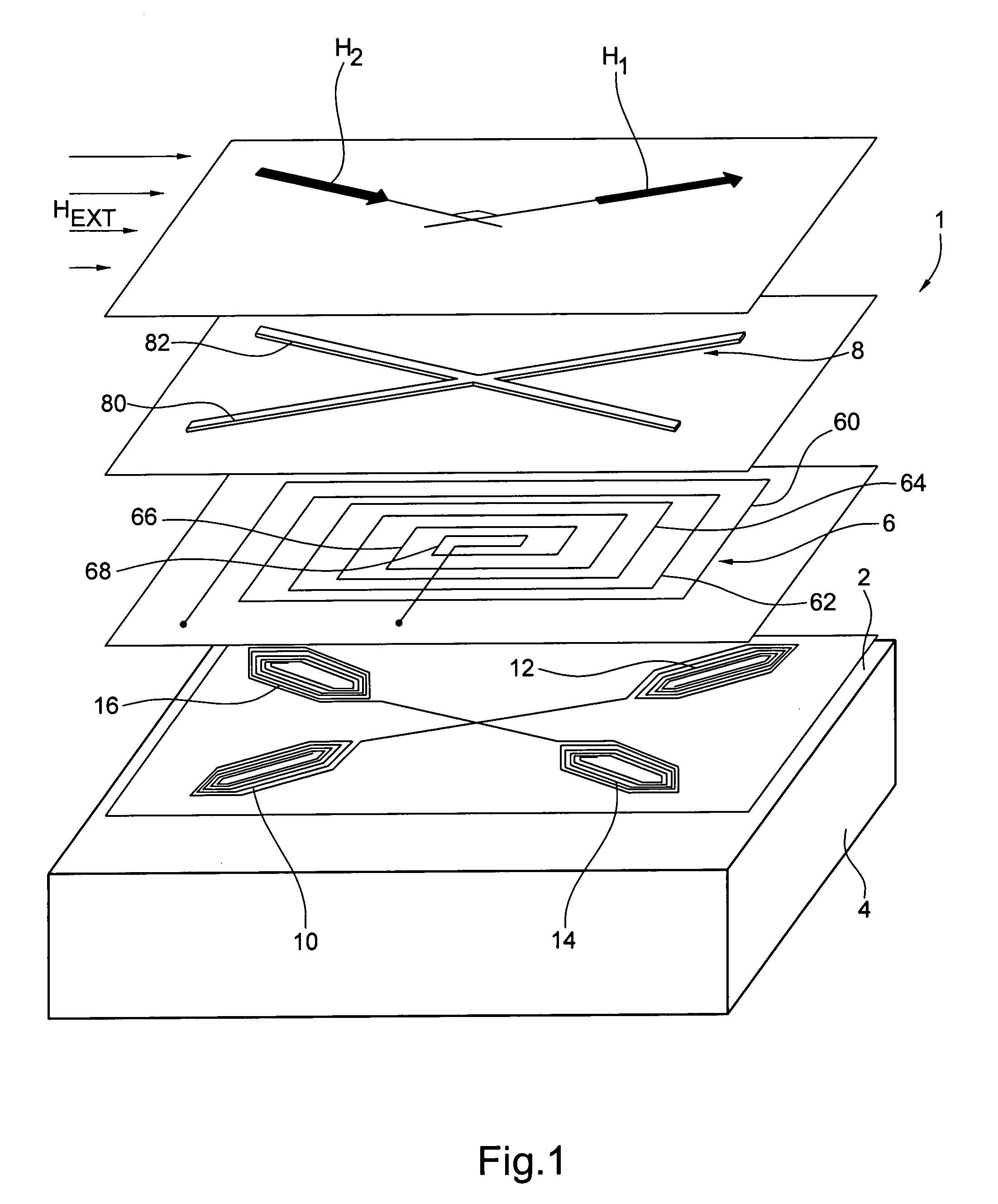 Method for mass production of a plurality of magnetic sensors