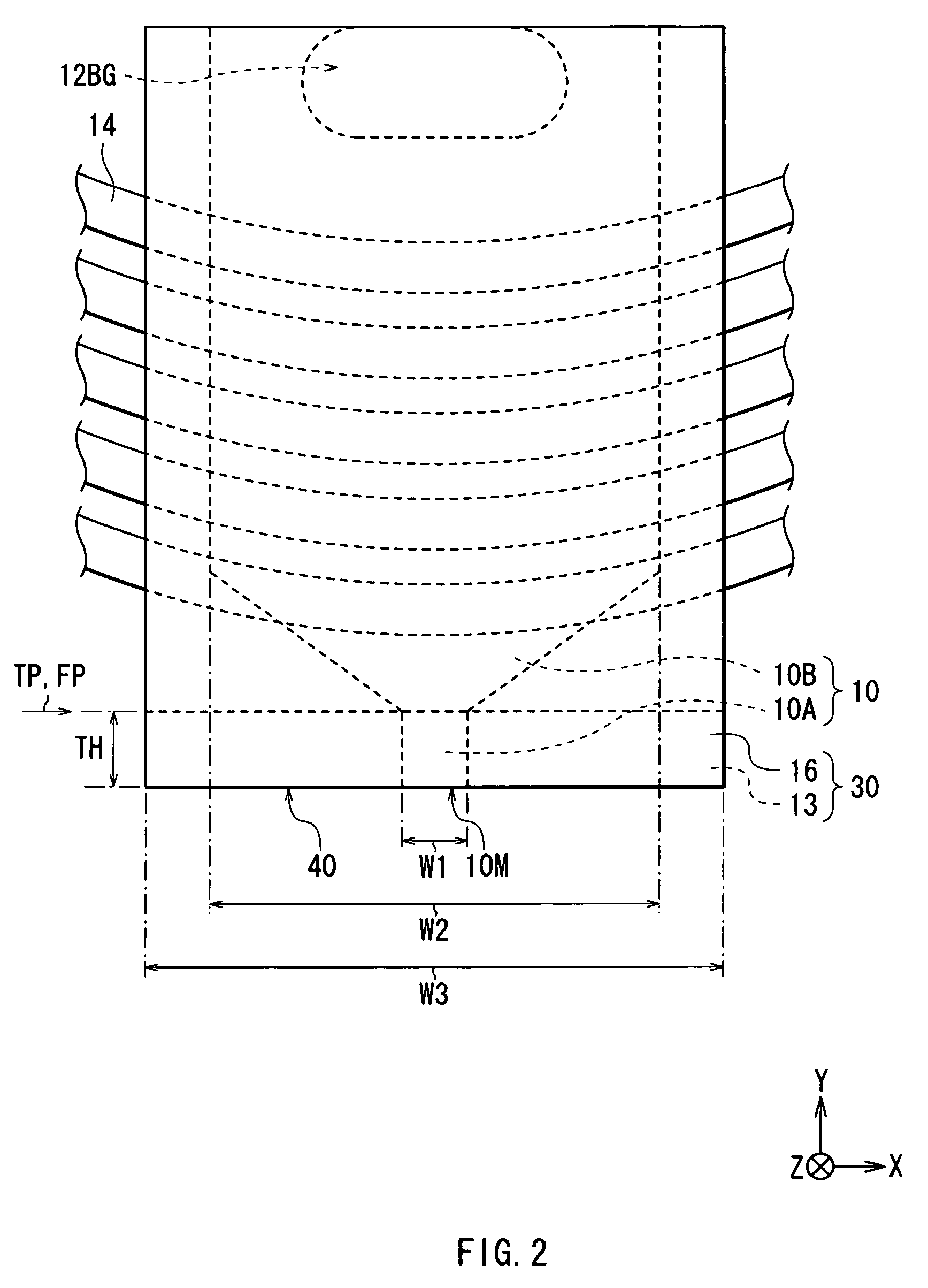 Perpendicular magnetic recording head utilizing tensile stress to optimize magnetic pole layer domain structure
