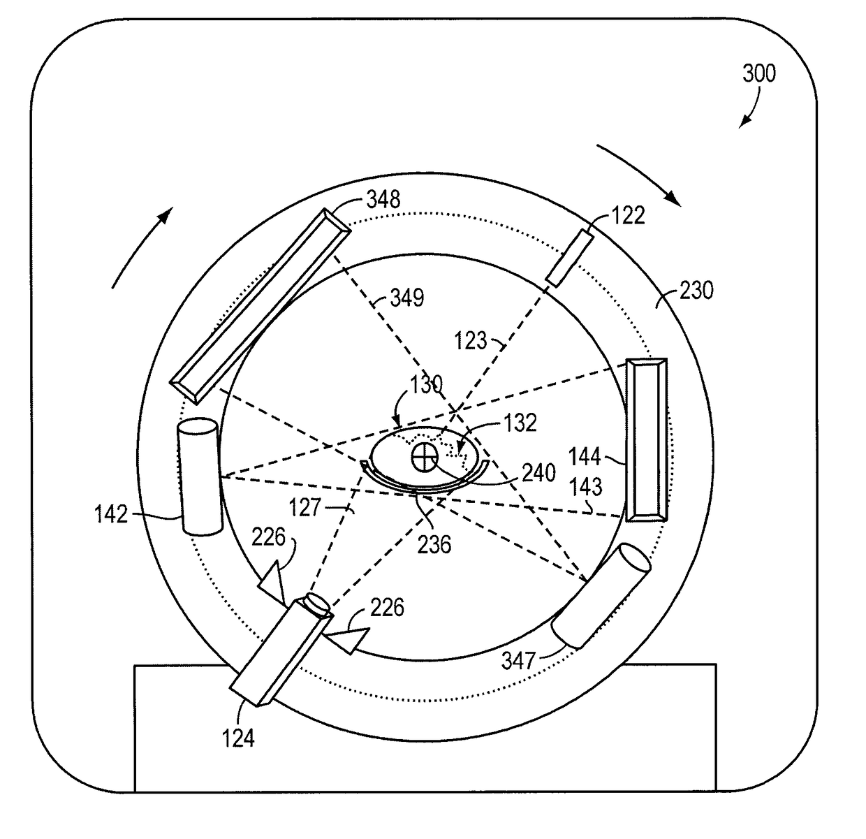 Combined x-ray and optical tomographic imaging system