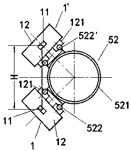 Grouped drilling and pile implanting construction method