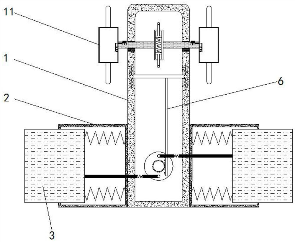Hydraulic engineering device for river flow limitation