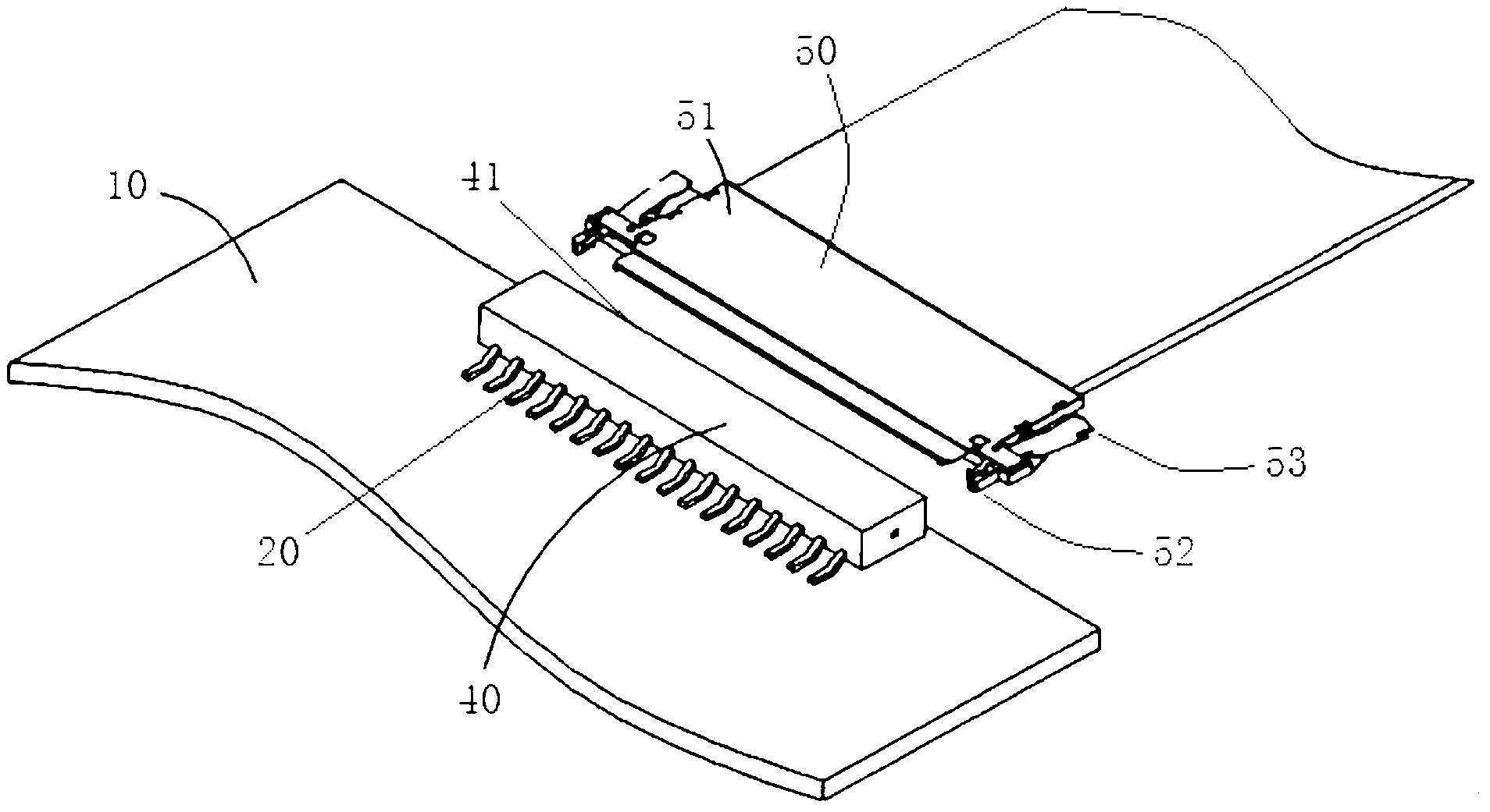 Flexible printed circuit board connection terminal and flexible printed circuit board