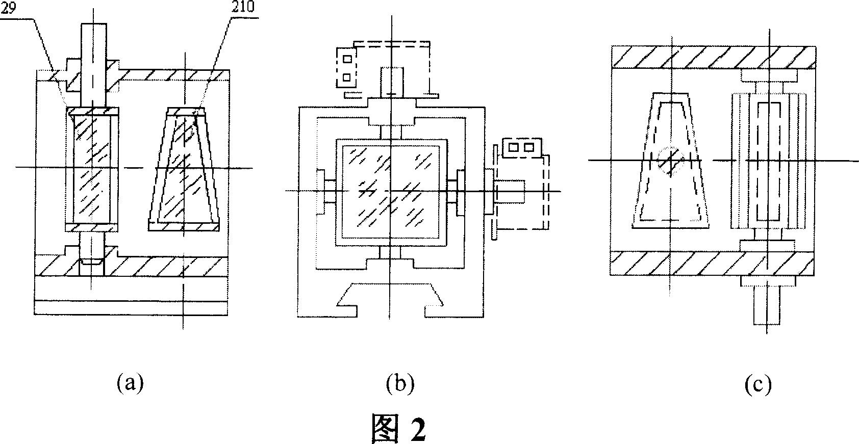 Light-beam offset mechanic apparatus with double light wedges