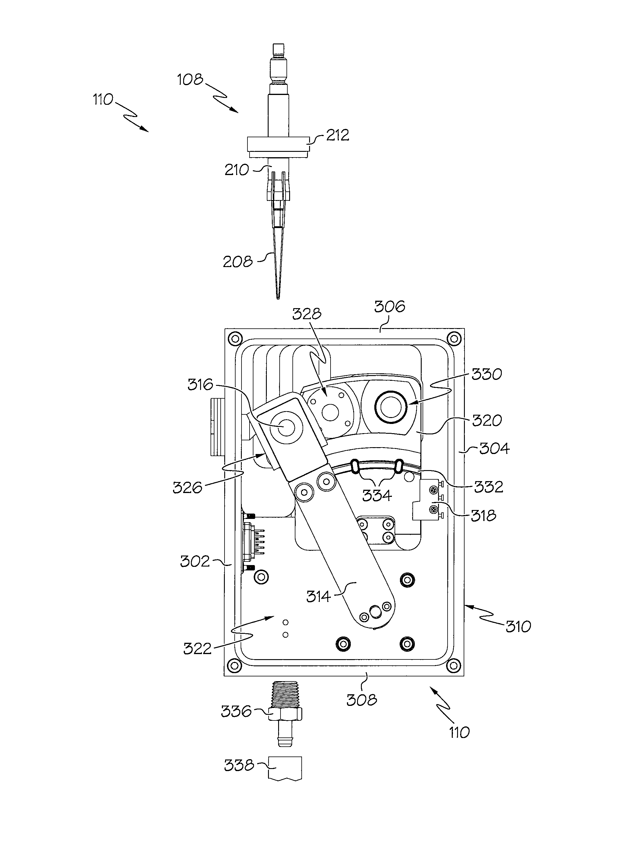 Device and associated methods for performing luminescence and fluorescence measurements of a sample