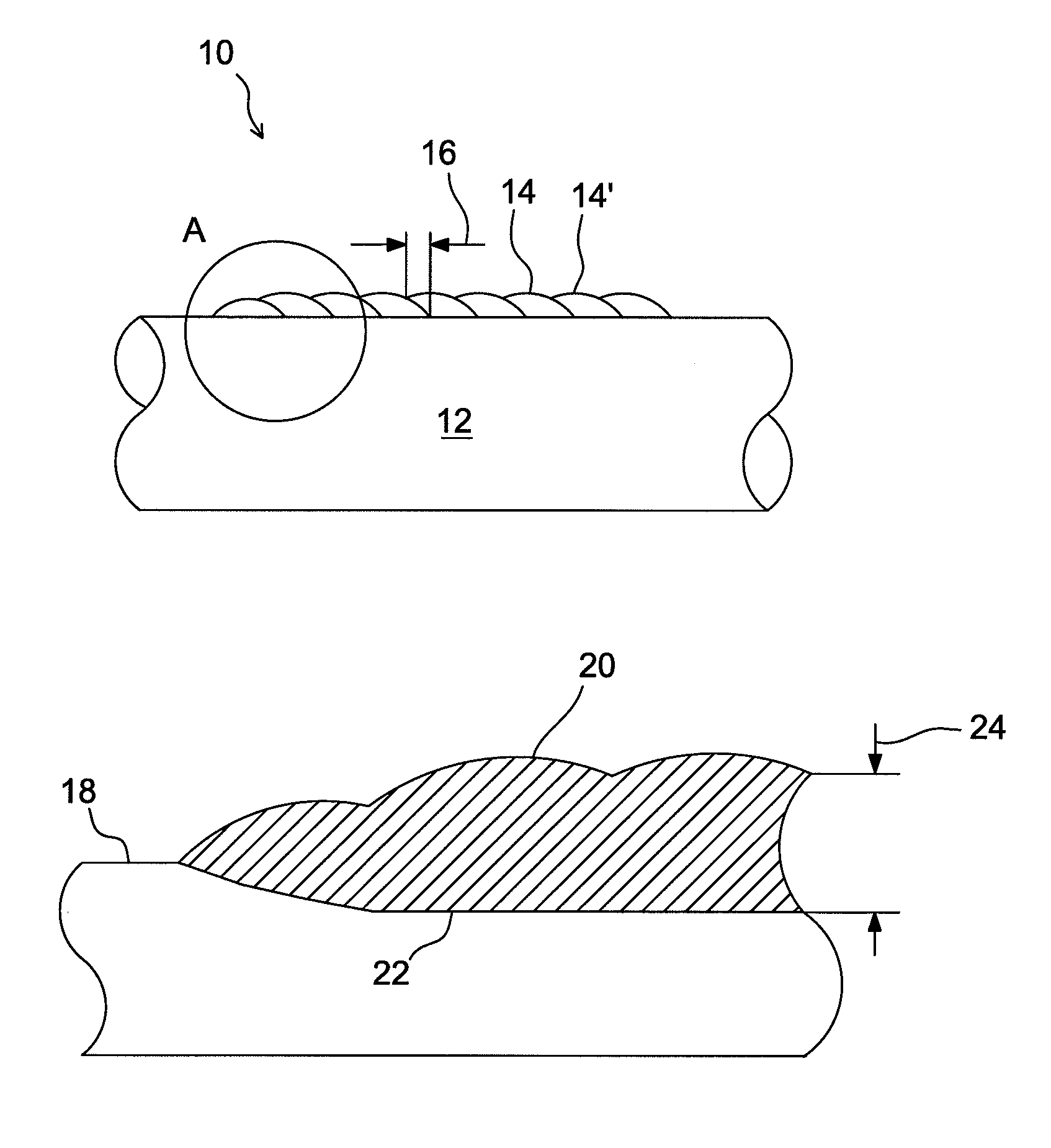 Weld Overlay Structure and a Method of Providing a Weld Overlay Structure