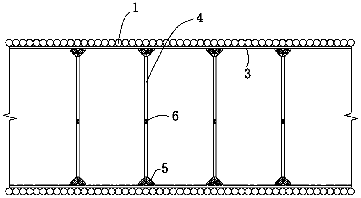 Method for constructing foundation pit with circulating steel supports