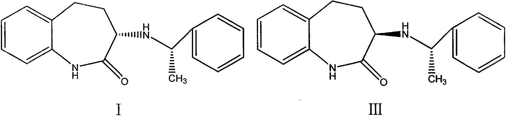 Preparation method of 3-[(1-(1S)-phenylethyl) amino]-2,3,4,5-tetrahydro-2-oxo-1H-(3S)-benzazepine