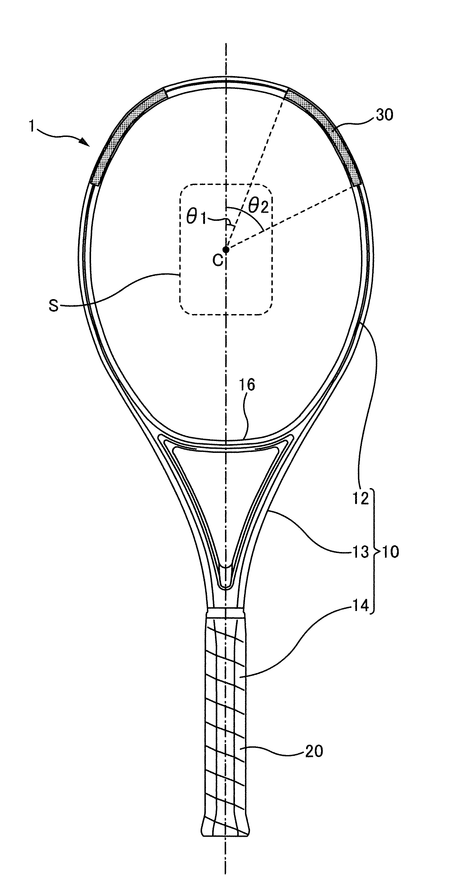 Tennis racket and method for manufacturing the same