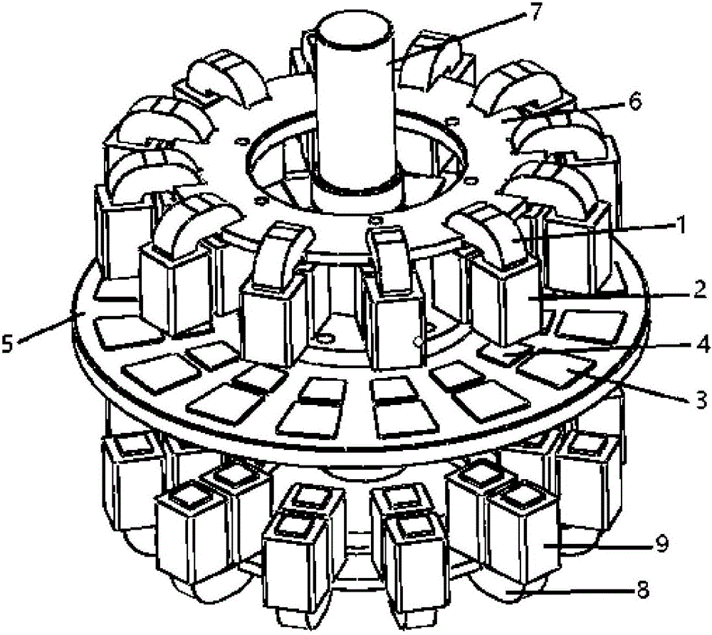 Axial structured permanent-magnet motor
