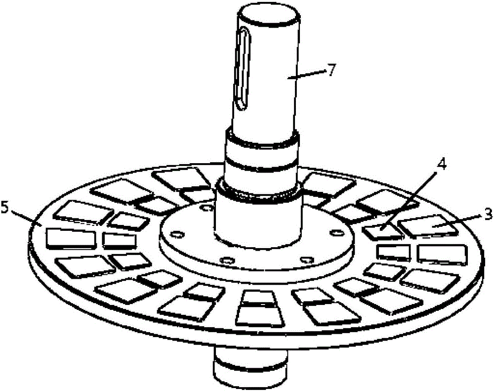 Axial structured permanent-magnet motor