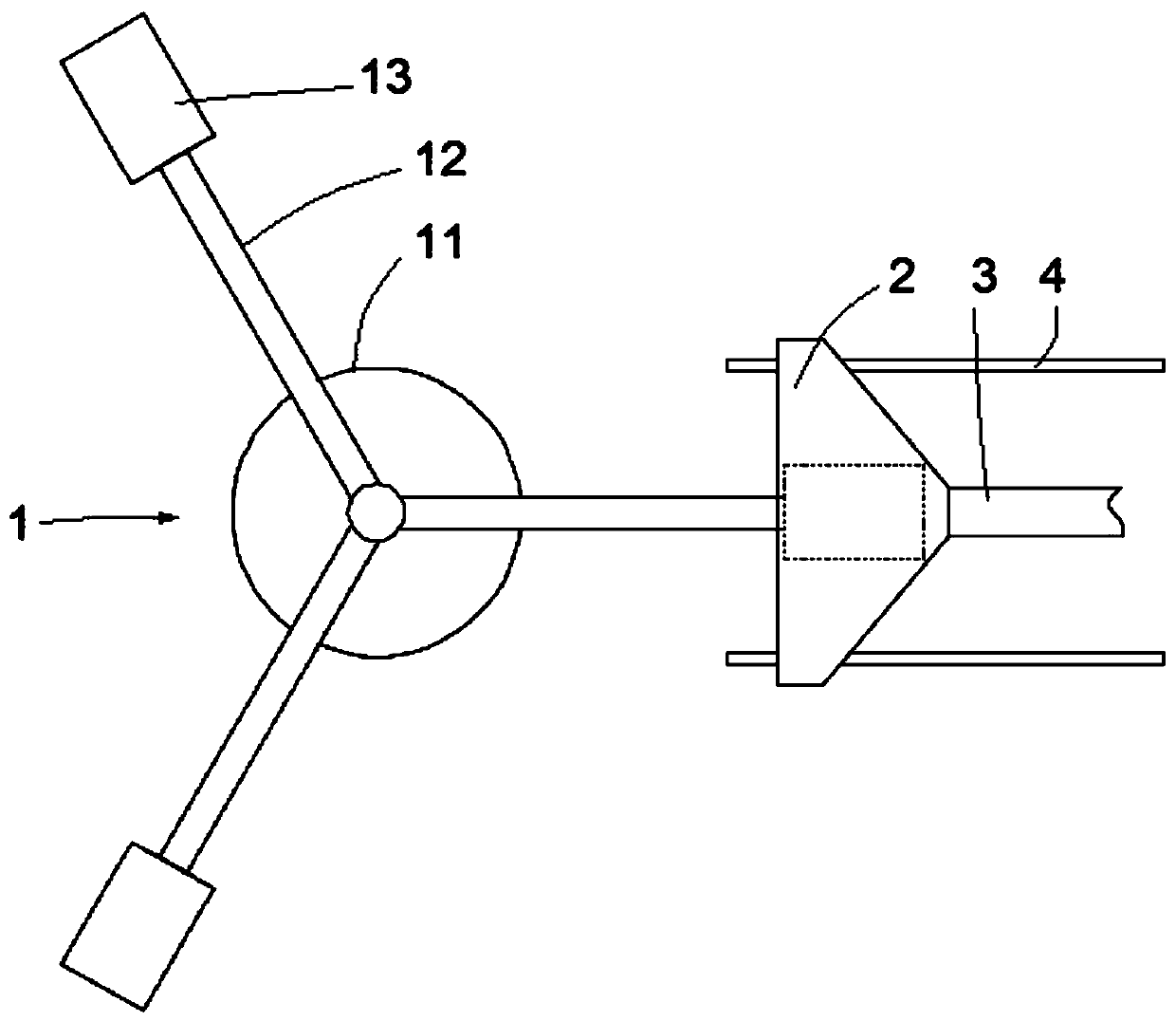 Paint spraying system of automobile steering pull rod and paint spraying method