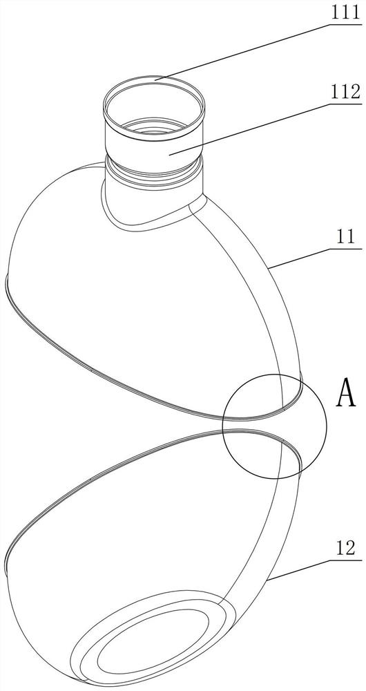 A manufacturing process of a double-layer special-shaped flat pot