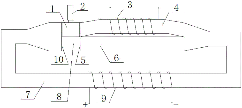 Constant magnetic field magnetic slider power conversion device